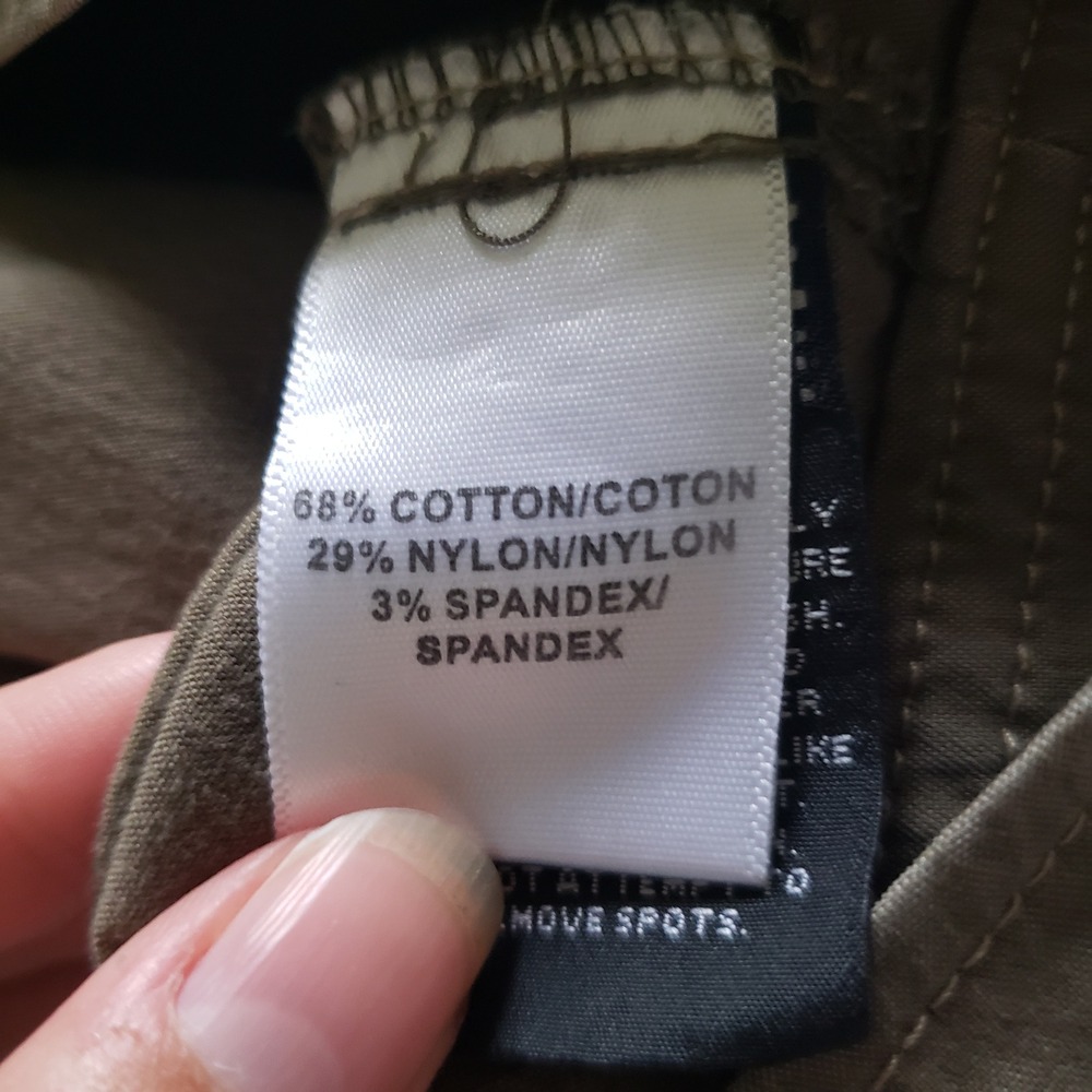 Kuhl Roll Up Convertible‎ Cargo Pants Hiking Travel Outdoor Olive Green Size 10 - Picture 10 of 13